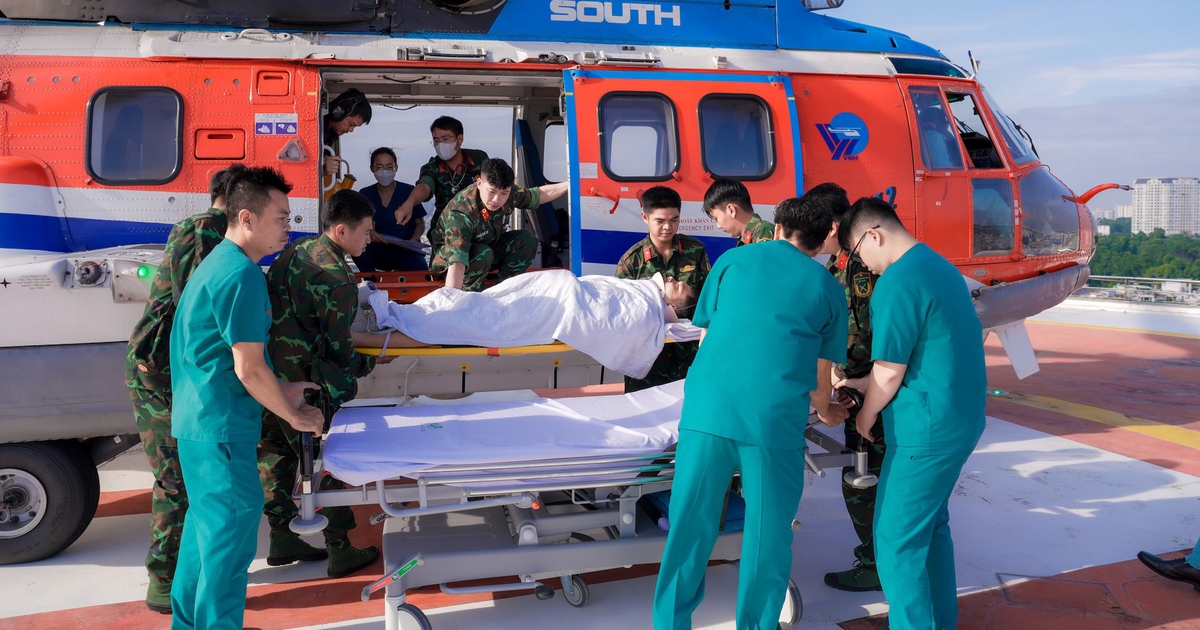 11 tiếng nghẹt thở cứu sống bệnh nhân liệt hoàn toàn từ đảo Sơn Ca về đất liền