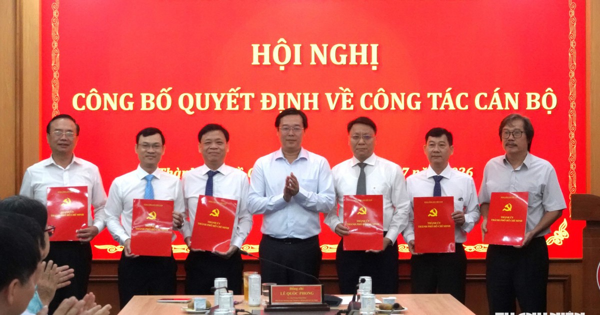 Ban Nghiên cứu phát triển TP.HCM nhận thêm 6 lãnh đạo cấp sở