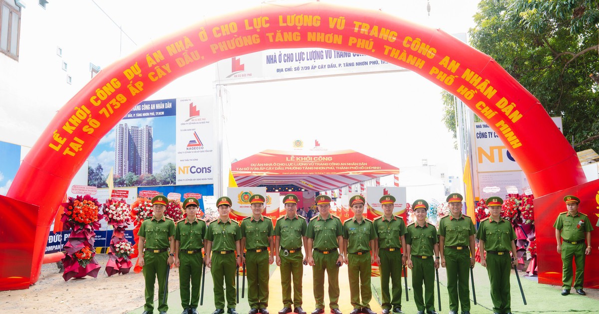 Khởi công dự án nhà ở xã hội cho lực lượng Công an nhân dân tại TP.HCM