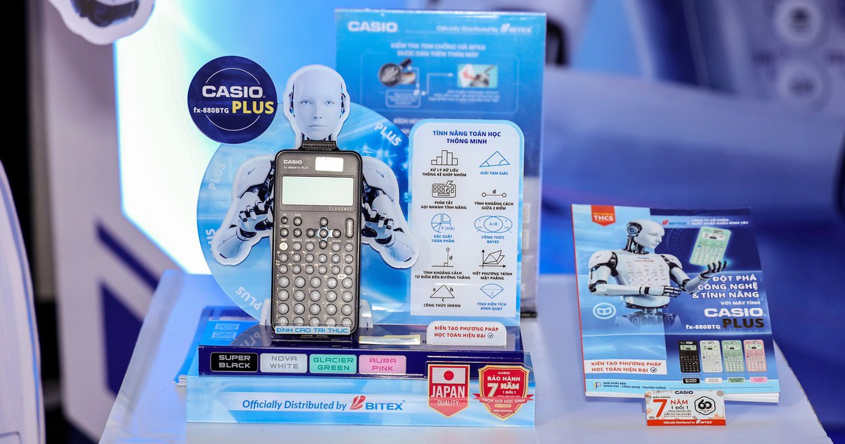 Tối ưu tư duy toán học cùng CASIO fx-880BTG PLUS