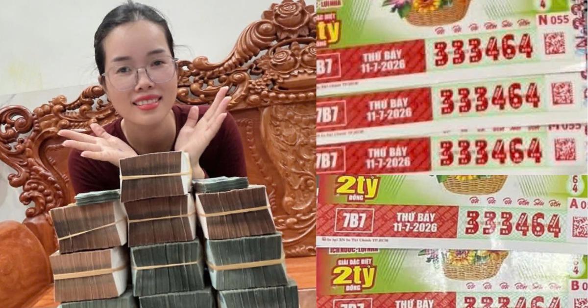D&atilde;y số gi&uacute;p 2 người ở TP.HCM tr&uacute;ng 10 tỉ xổ số miền Nam, trả hết nợ