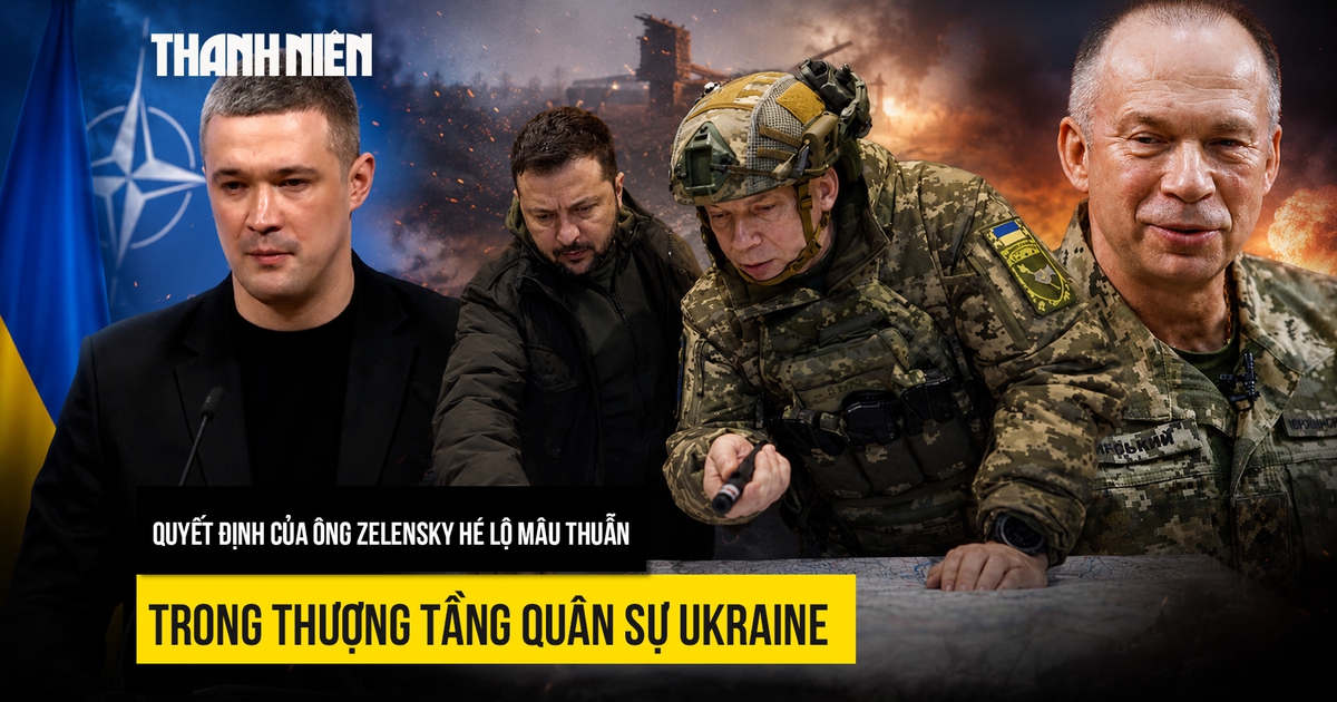 Quyết định hé lộ mâu thuẫn lớn trong thượng tầng quân sự Ukraine