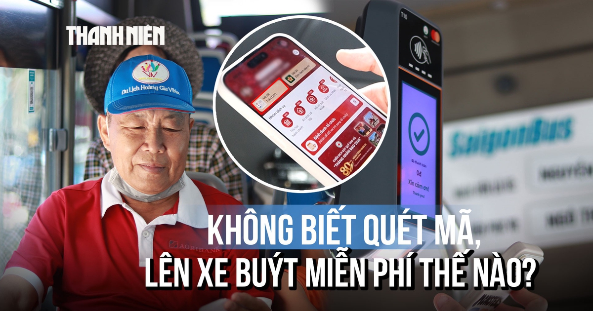 TP.HCM: Không rành công nghệ, đi xe buýt miễn phí được không?