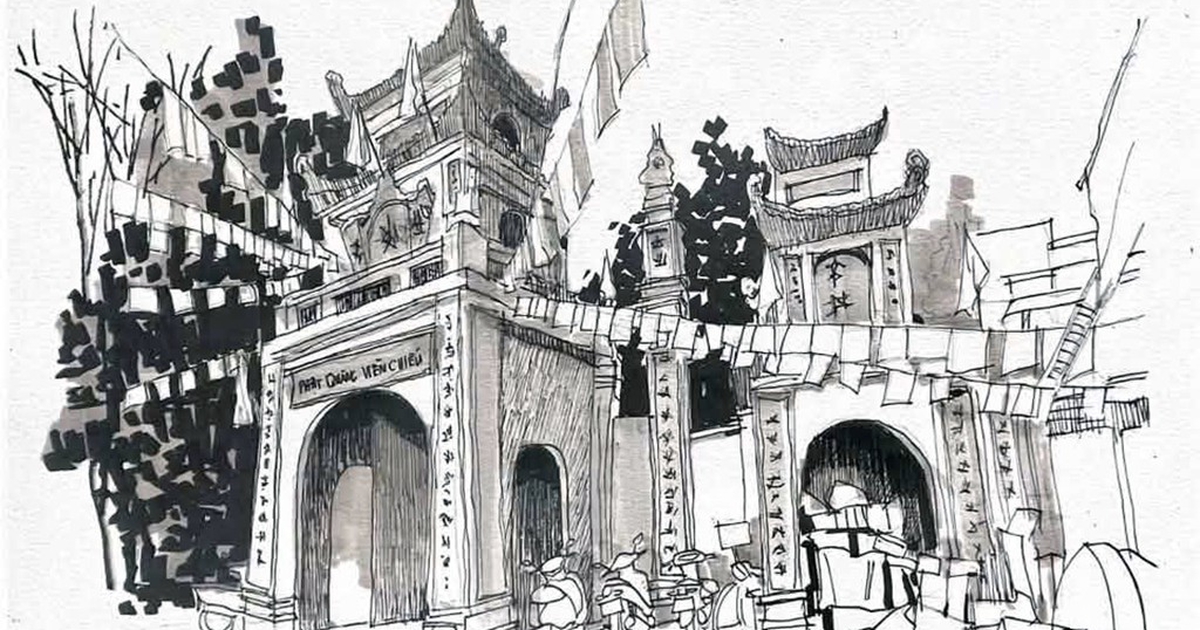 Ngôi chùa ở Hà Nội có hồ cho… voi tắm