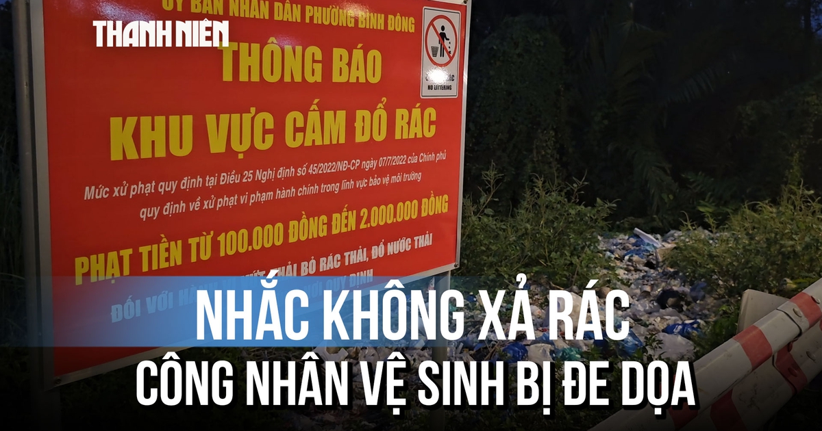 Rác bủa vây đường Nguyễn Văn Linh, công nhân vệ sinh bị đe dọa