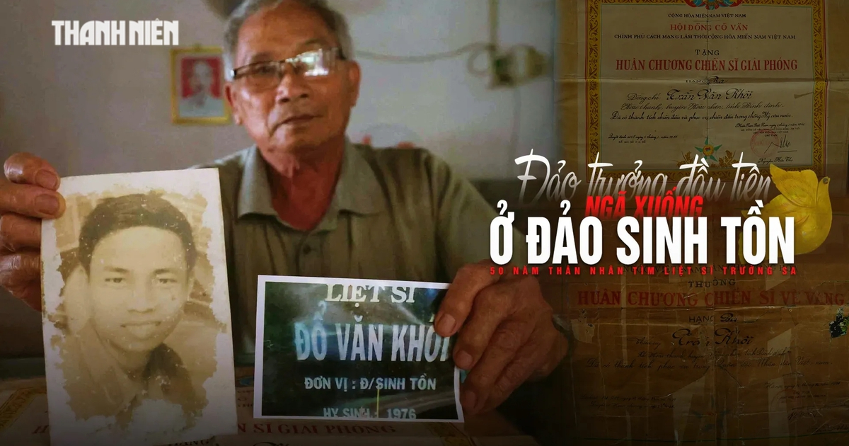 50 năm thân nhân tìm liệt sĩ Trường Sa: Chỉ huy đầu tiên ngã xuống ở đảo Sinh Tồn