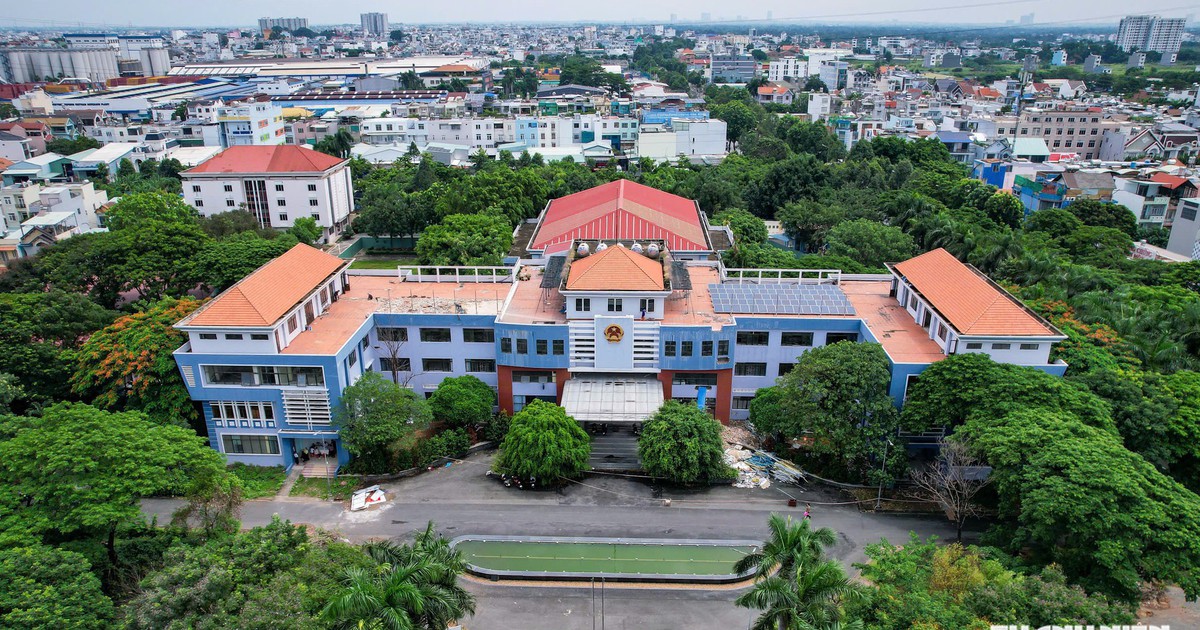 Cận cảnh trụ sở UBND quận 12, Tân Phú cũ chuyển thành trường học