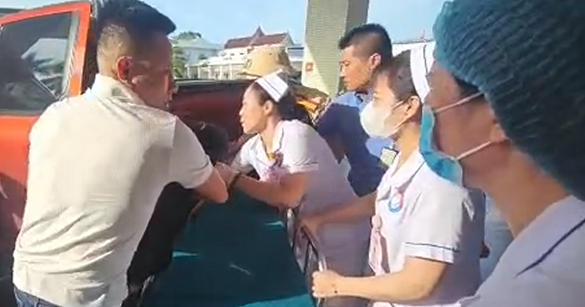 CSGT Quảng Trị dẫn đường đưa người bị tai nạn đến bệnh viện cấp cứu