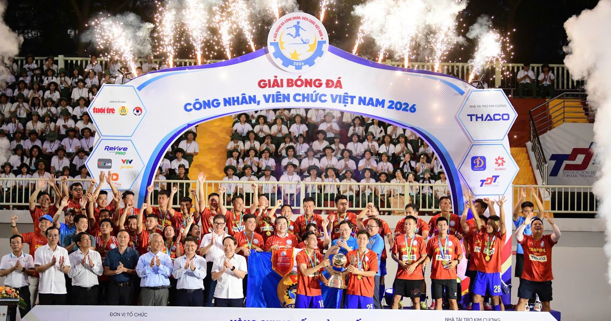 Lộ diện nhà vô địch giải bóng đá công nhân, viên chức Việt Nam 2026