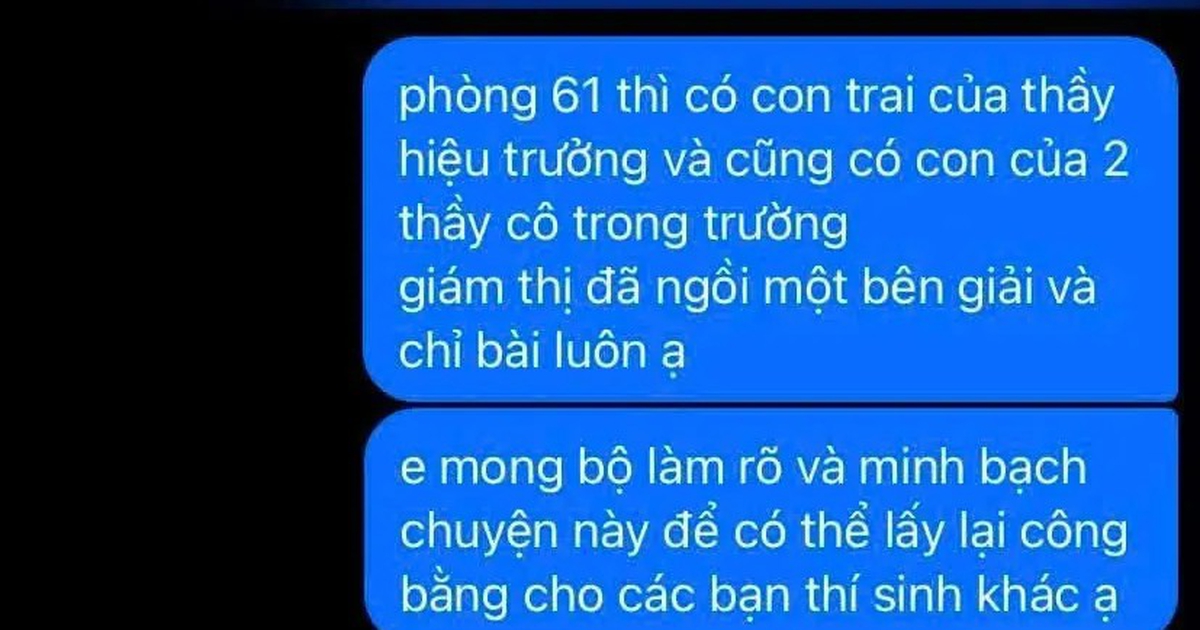 Vụ gian lận thi tốt nghiệp tại Quảng Trị: Khởi tố vụ án và 2 giáo viên