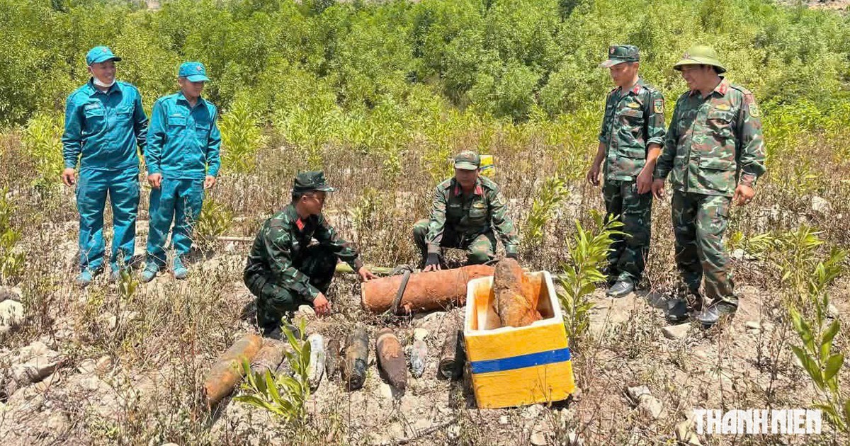 Quảng Ngãi: Thu gom, xử lý 10 quả bom, đạn sót lại sau chiến tranh