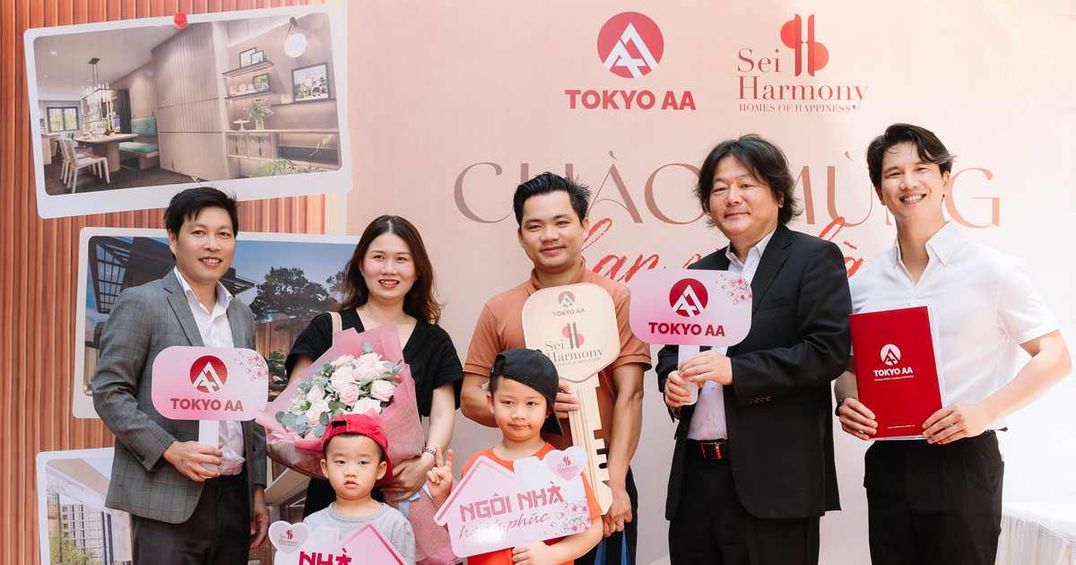 Công ty cổ phần Tokyo AA chính thức bàn giao nhà cho cư dân tại Sei Harmony