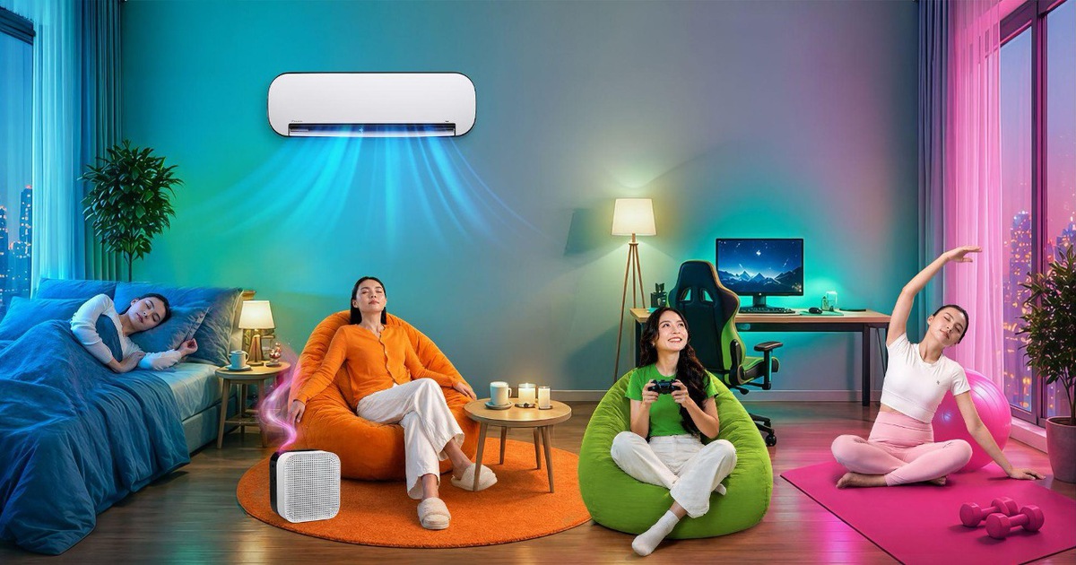 Điều hòa AIR CREATOR: Môi trường sống được tạo nên từ ánh sáng, âm thanh, không khí