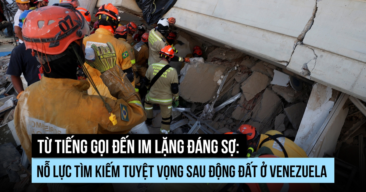 Từ tiếng gọi đến lặng im: Nỗ lực tìm kiếm tuyệt vọng sau động đất ở Venezuela