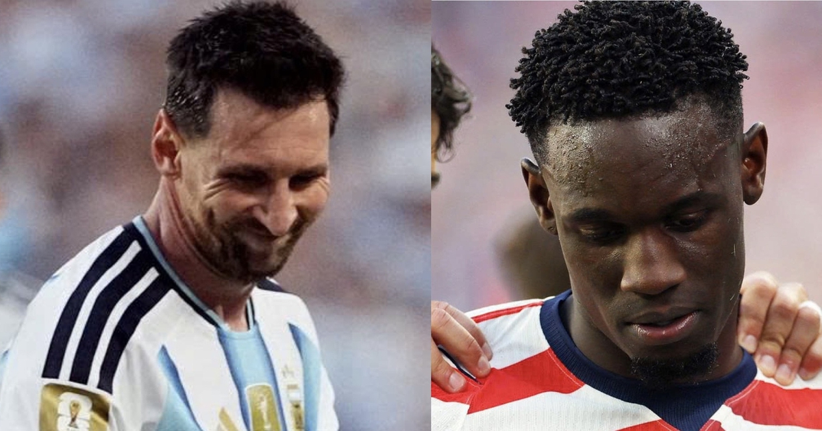 Dư luận dậy sóng sau tấm thẻ đỏ của tuyển thủ Mỹ, nghi vấn Messi được thiên vị: Cùng giẫm chân thô bạo mà…