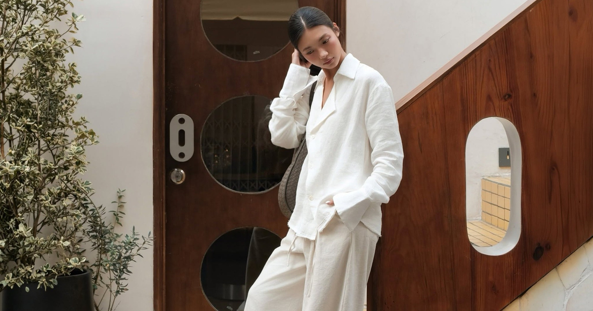 Đẹp từ nhà ra phố với trang phục linen tự nhiên