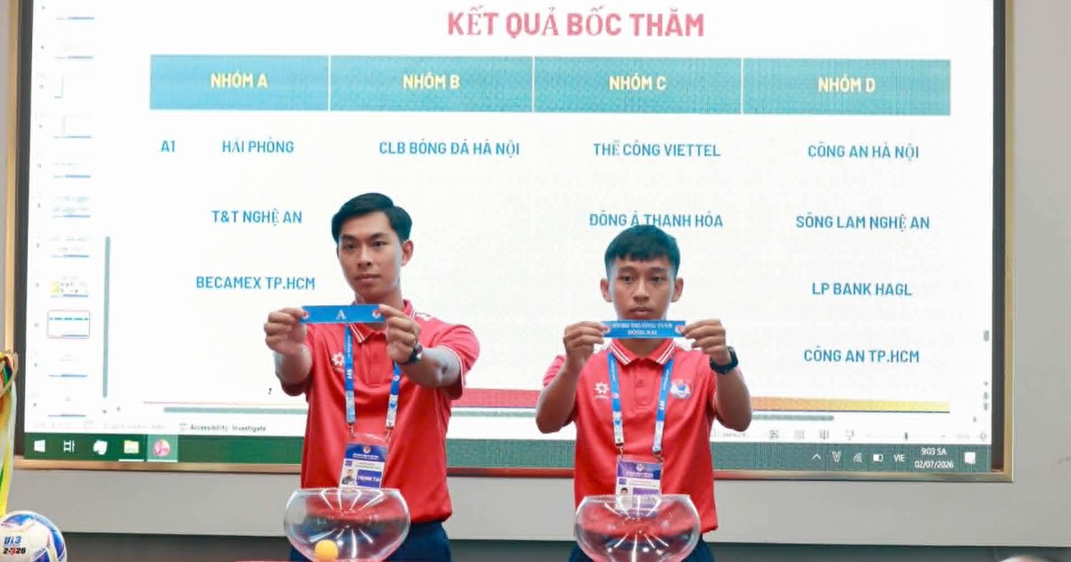Khởi tranh giải bóng đá thiếu niên toàn quốc 2026 tại Hải Phòng