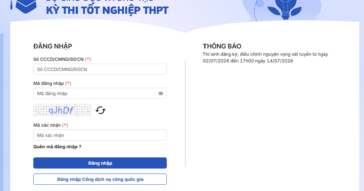 Những lưu ý đăng ký nguyện vọng xét tuyển ĐH năm 2026 để trúng tuyển đúng ngành