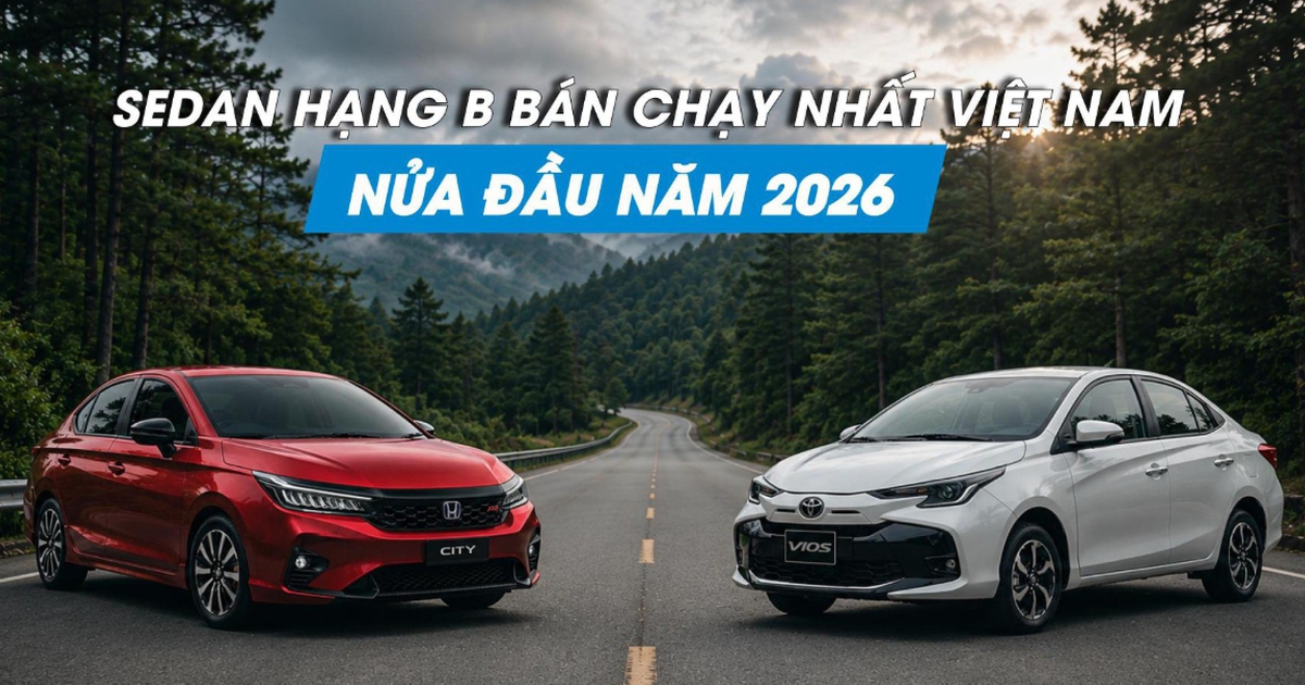 Phân khúc sedan hạng B sa sút: Toyota Vios vẫn bán chạy nhất