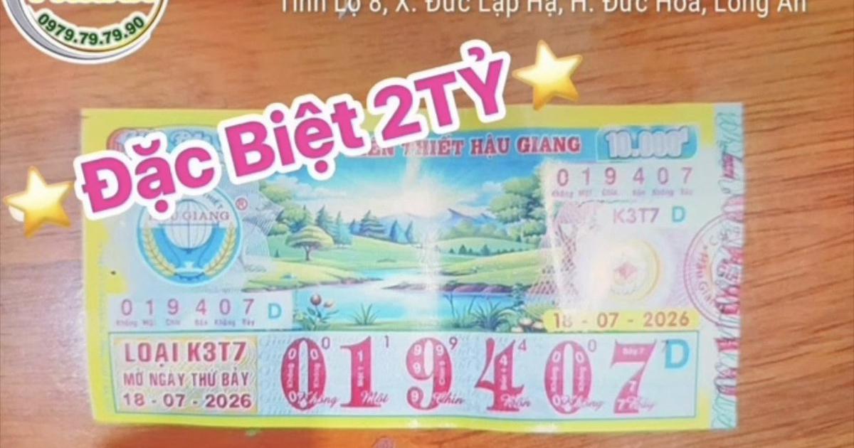 Đi đ&aacute;m cưới được người quen cho tờ v&eacute; số, tr&uacute;ng độc đắc xổ số miền Nam