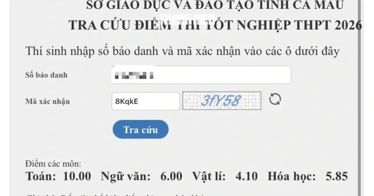 Cà Mau: Một thí sinh thừa nhận dùng điện thoại khi làm bài thi tốt nghiệp THPT