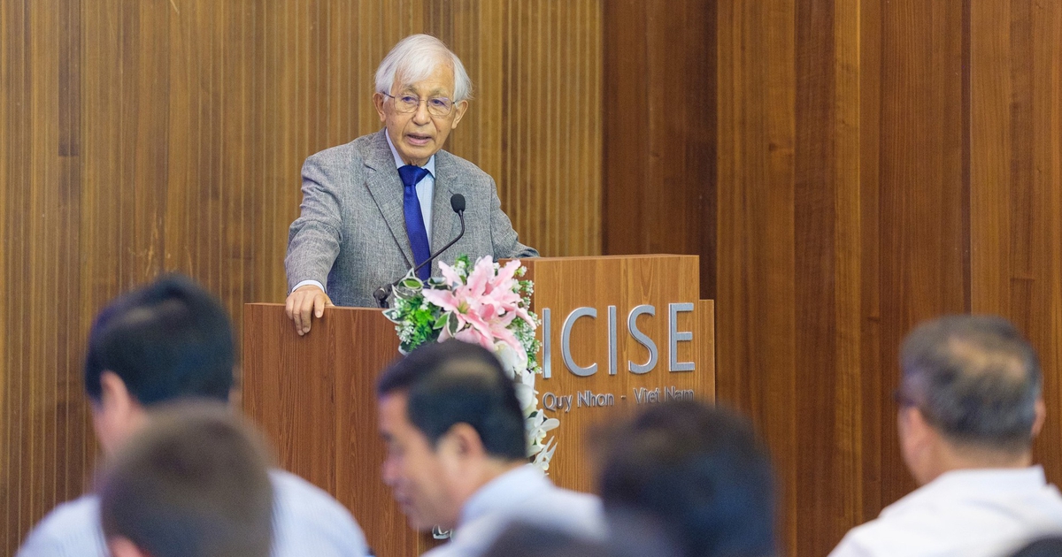 GS Trần Thanh Vân nói điều tâm huyết khi GS Đàm Thanh Sơn trở lại ICISE