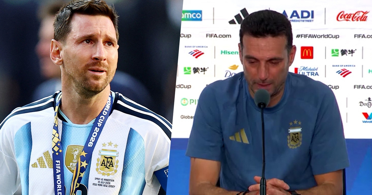 HLV Scaloni nghẹn ngào bật khóc sau chung kết World Cup: 'Messi vẫn là cầu thủ vĩ đại nhất'