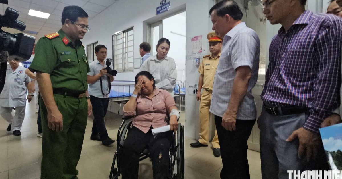 Cháy xe khách 7 người tử vong, Chủ tịch tỉnh Đồng Nai thăm hỏi nạn nhân