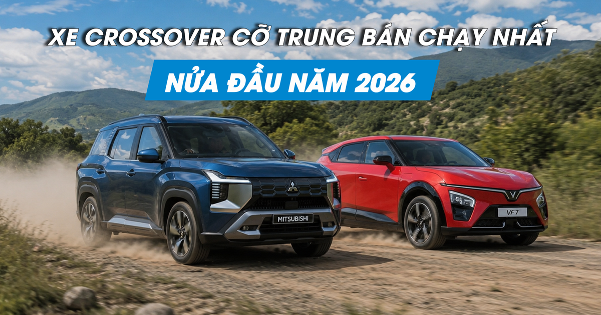 Crossover cỡ trung: Doanh số xe điện vượt nhiều xe xăng