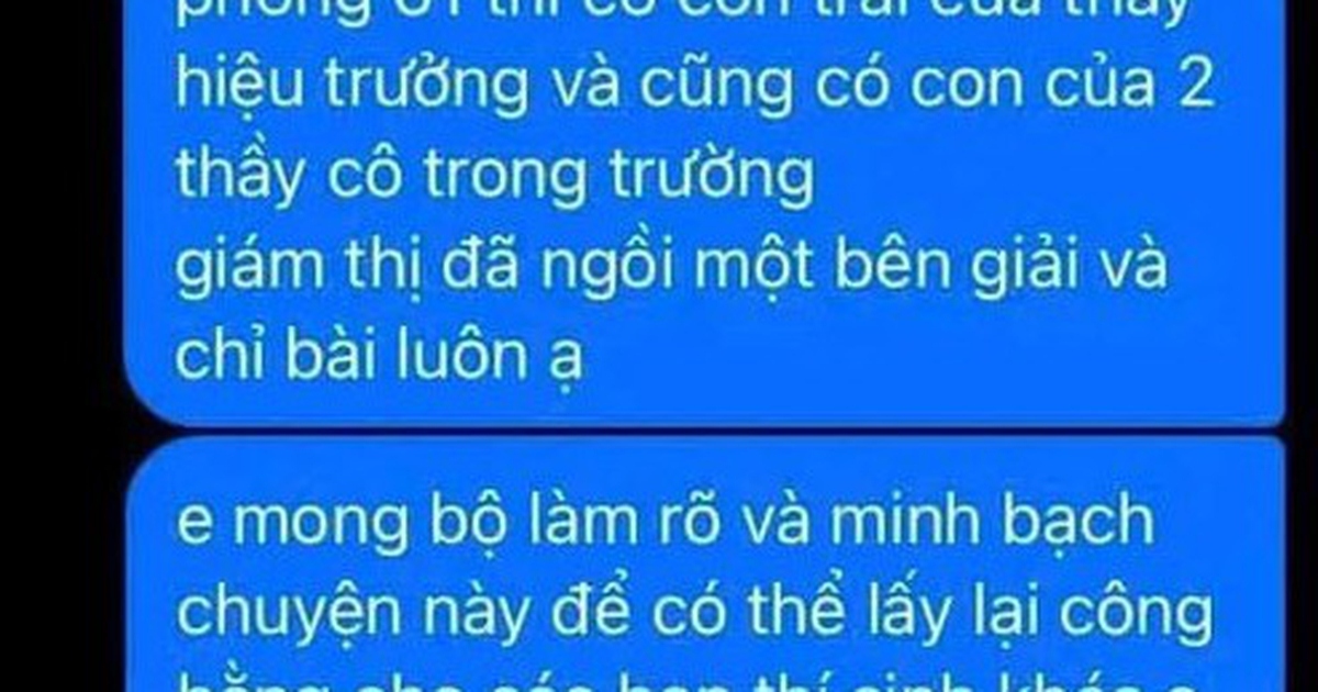 Nhiều vụ thí sinh 'tố' giám thị tiếp tay gian lận thi cử