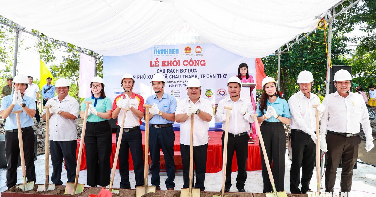 Báo Thanh Niên xây cầu mới: Giấc mơ của xóm nhỏ Cần Thơ thành hiện thực