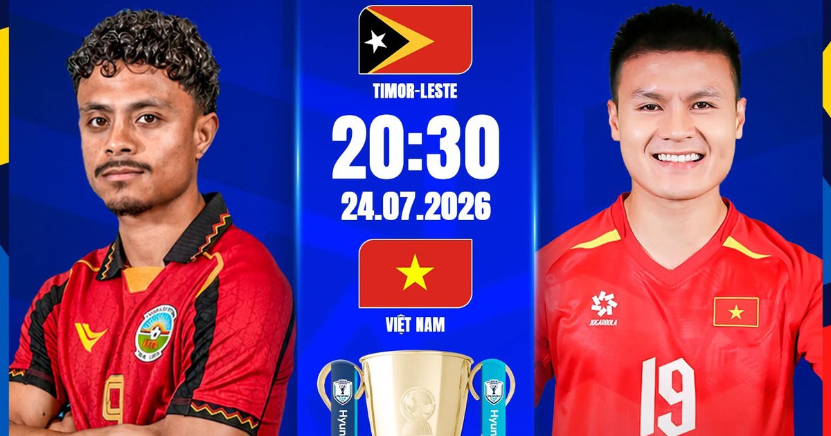 Xem trực tiếp bóng đá Việt Nam vs Timor Leste ở đâu, kênh nào? Link xem trực tiếp AFF Cup 2026 HD