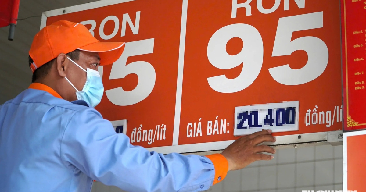 Giá xăng dầu hôm nay 23.7.2026: Xăng tăng bao nhiêu đồng một lít?