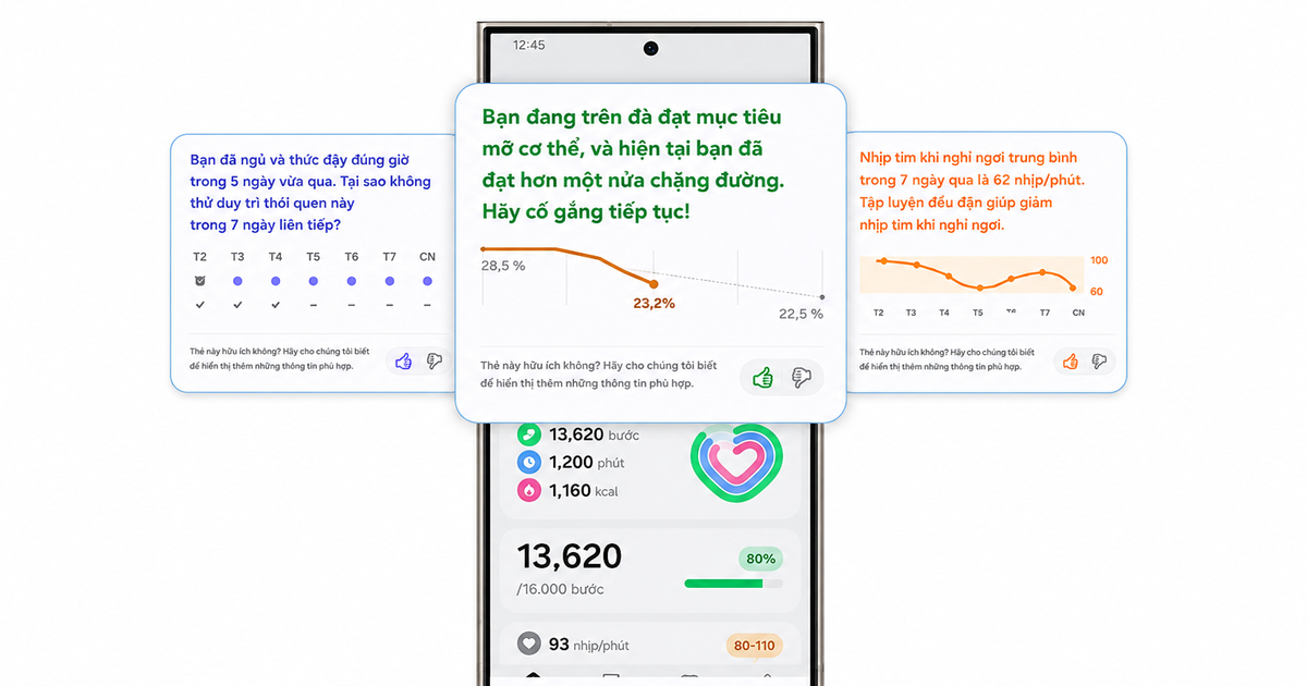 Khi Galaxy AI trở thành "huấn luyện viên sức khỏe" 24/7 của dân văn phòng