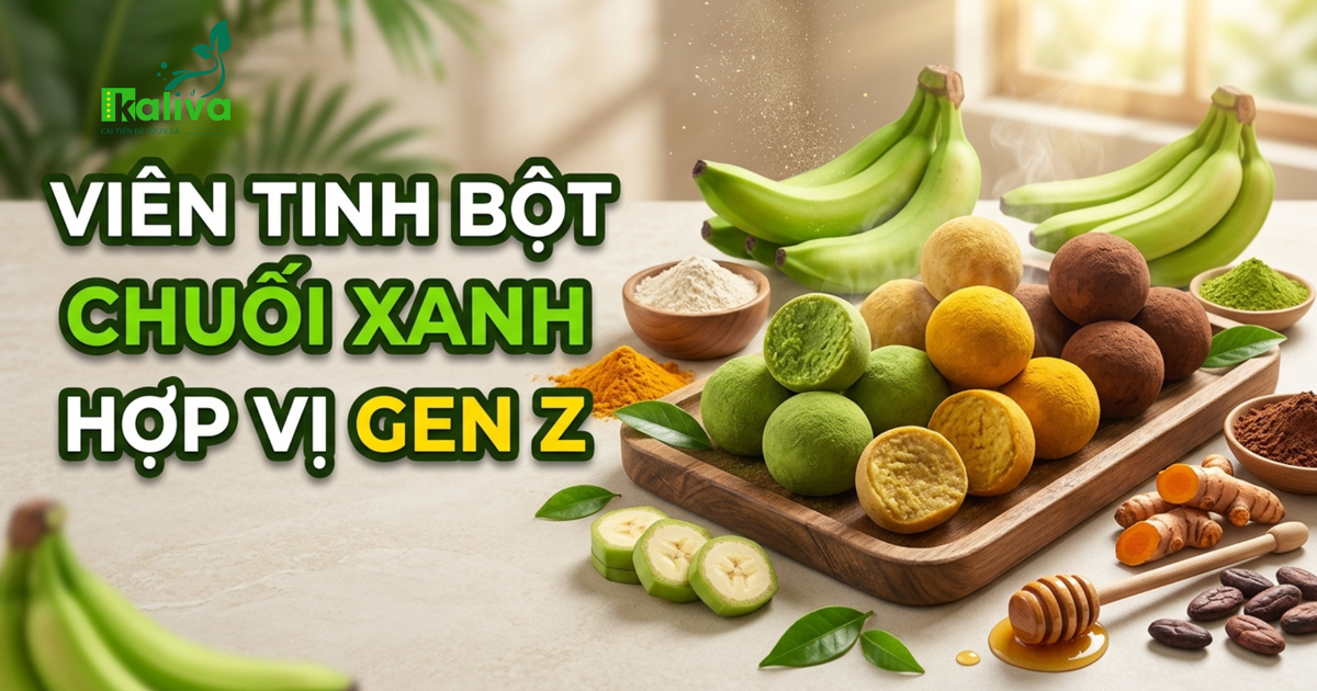 Cùng sống xanh số 158: Biến bột chuối xanh thành viên bột thảo dược làm genZ khoái khẩu