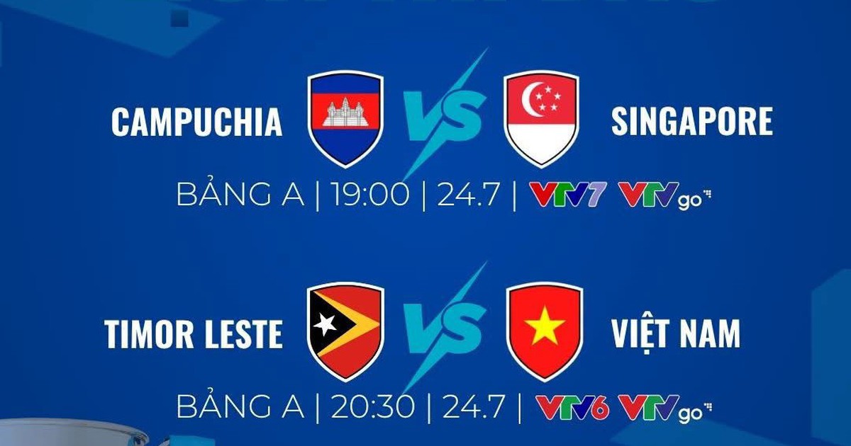 VTV công bố các kênh phát sóng ASEAN Cup, cặp BLV trận Việt Nam đấu Timor Leste là ai?