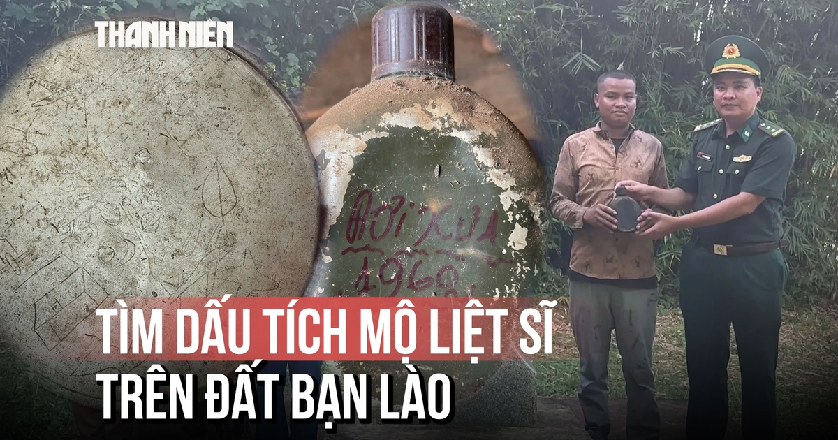 Xác minh mộ liệt sĩ tập thể của bộ đội Việt Nam trên đất Lào