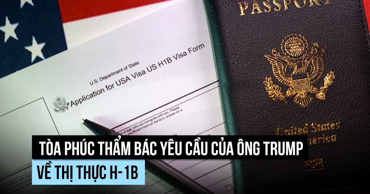 Tòa án Mỹ bác yêu cầu của ông Trump về tăng phí thị thực H-1B