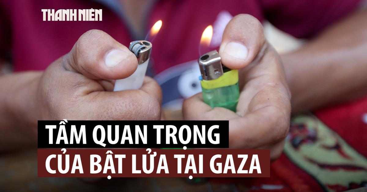 Chiếc bật lửa bé mọn kể câu chuyện thảm họa nhân đạo ở Gaza