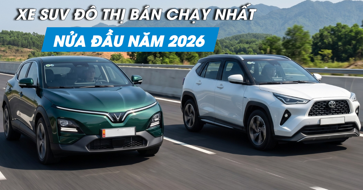 Bộ đôi xe điện VinFast chiếm phần lớn thị phần phân khúc SUV đô thị