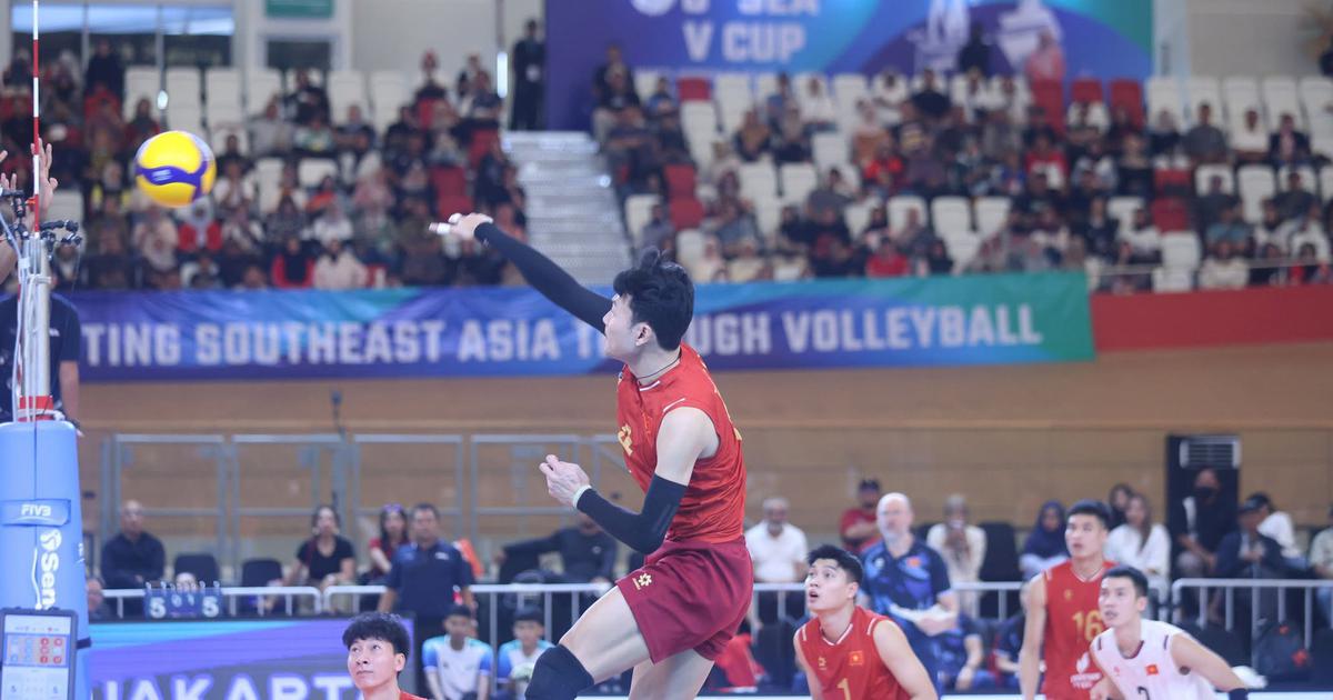 Nóng: Đánh bại Thái Lan, đội tuyển bóng chuyền Việt Nam vô địch chặng 2 SEA V.Cup