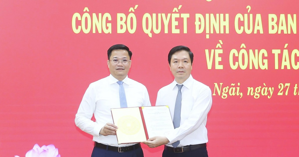 Điều động ông Nguyễn Đức Tâm giữ chức Phó bí thư Tỉnh ủy Quảng Ngãi