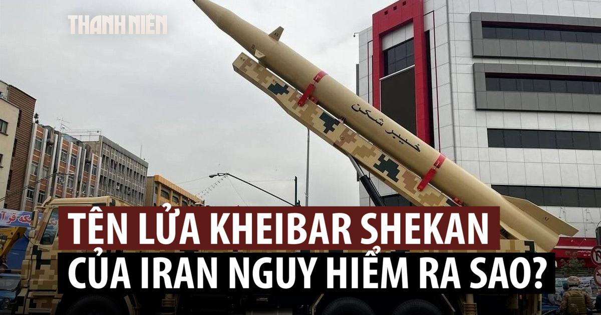 Tên lửa Kheibar Shekan của Iran vì sao nguy hiểm?