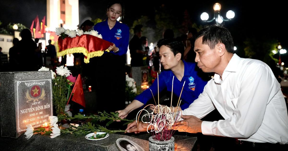 Tuổi trẻ Quảng Ninh tri ân các Anh hùng liệt sĩ