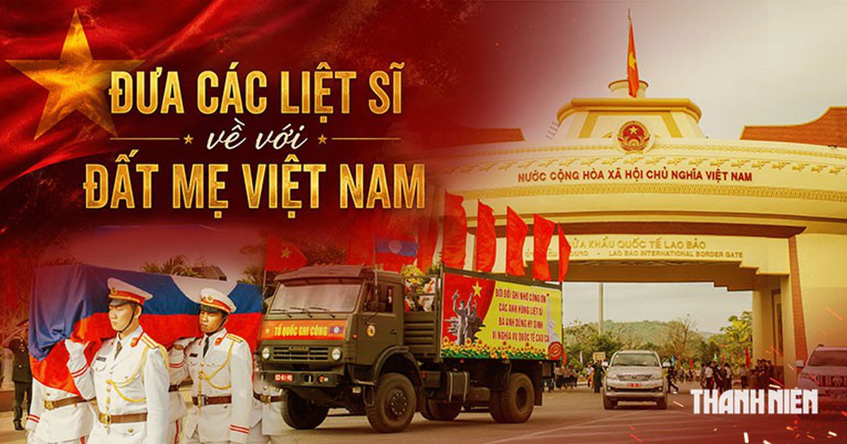 Đưa c&aacute;c liệt sĩ về với đất mẹ Việt Nam