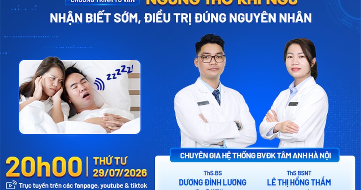 Ngủ ngáy và ngưng thở khi ngủ: Nhận biết sớm để điều trị đúng