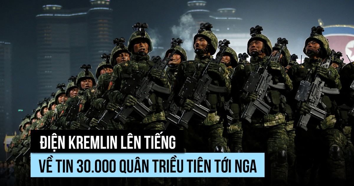 Điện Kremlin lên tiếng về thông tin sẽ nhận thêm binh sĩ Triều Tiên