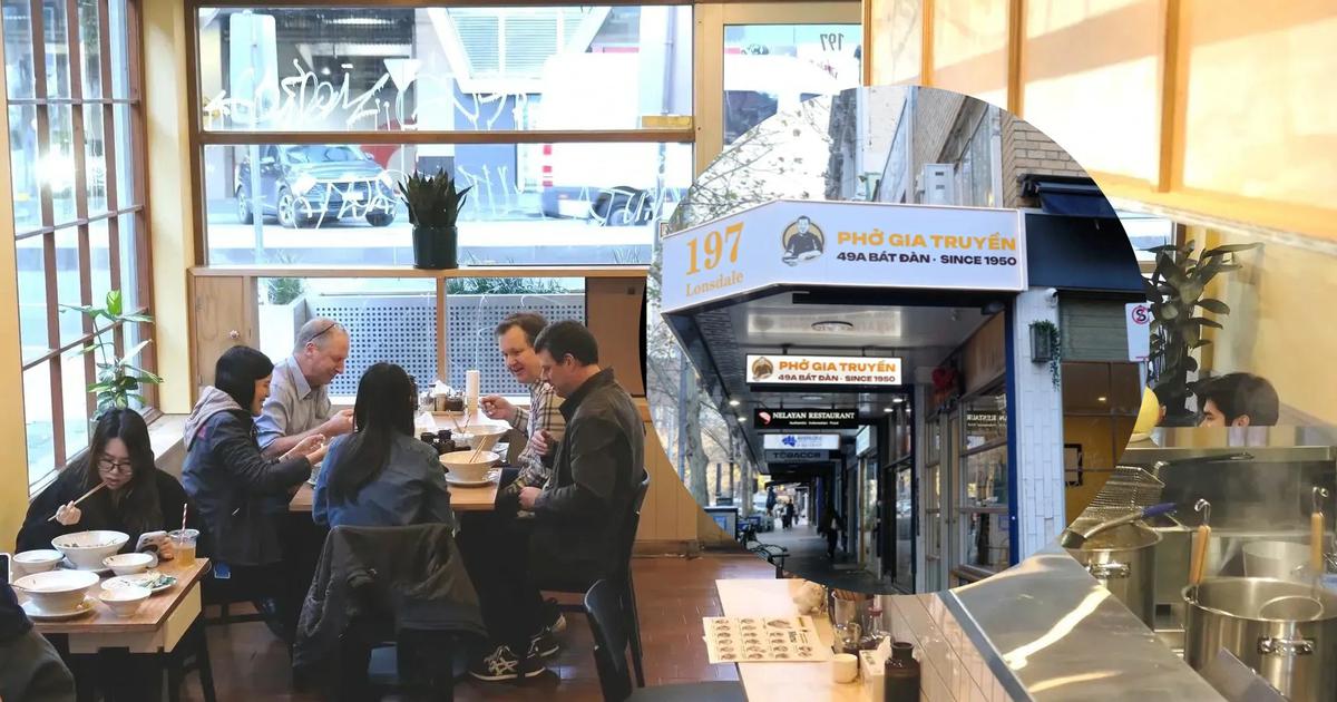 Vợ chồng Việt đưa phở Bát Đàn từ Hà Nội đến Melbourne