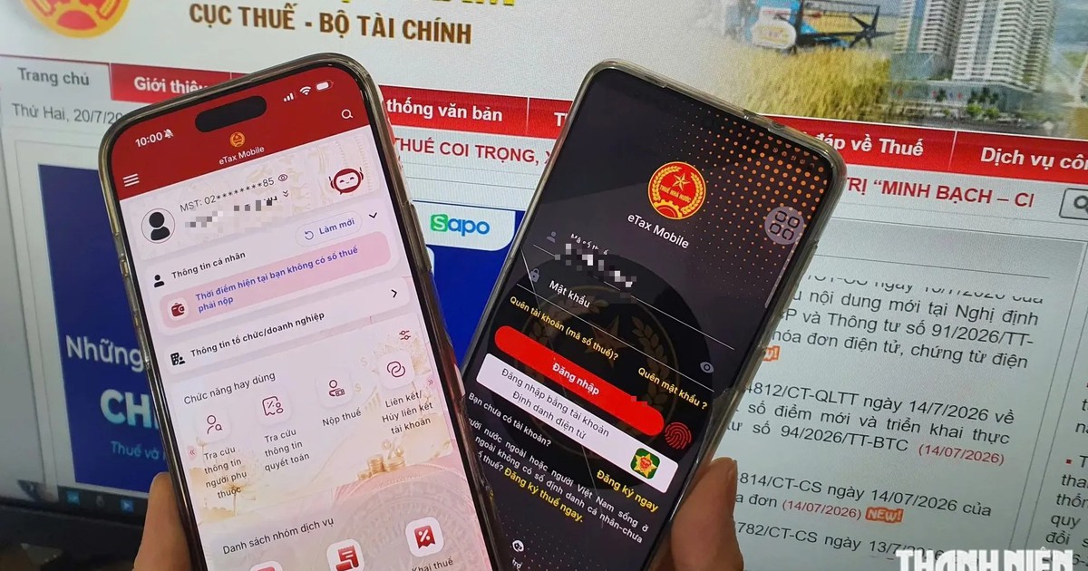 Tạm dừng tra cứu, nộp thuế điện tử trên eTax Mobile