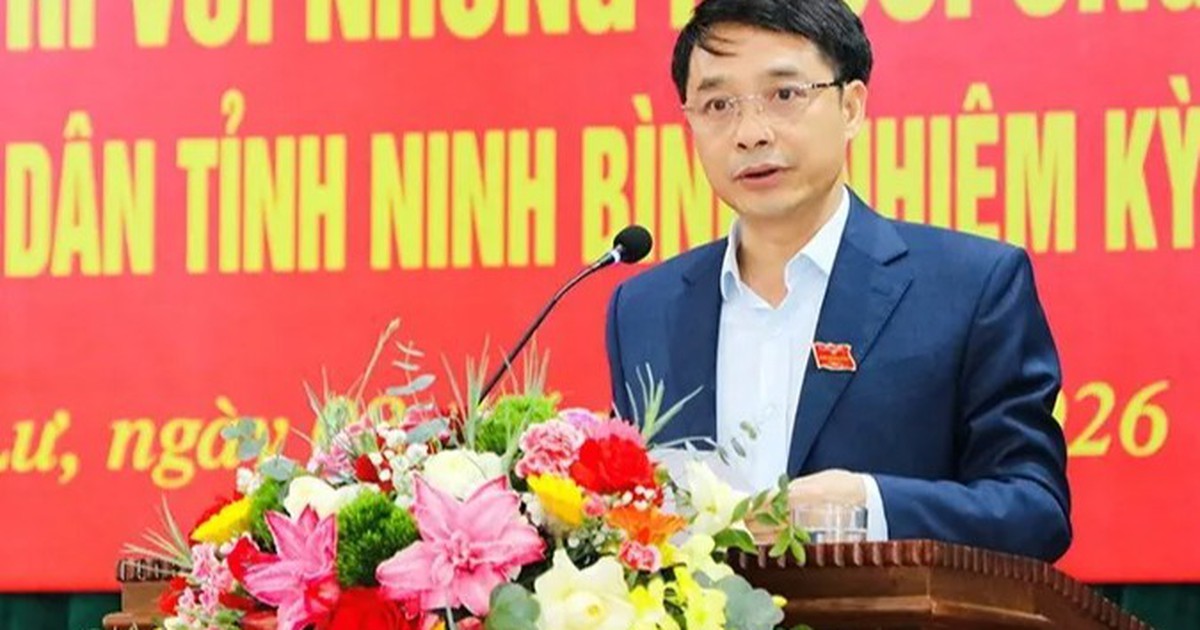 Ph&oacute; chủ tịch HĐND tỉnh Ninh B&igrave;nh l&agrave;m Gi&aacute;m đốc Sở T&agrave;i ch&iacute;nh